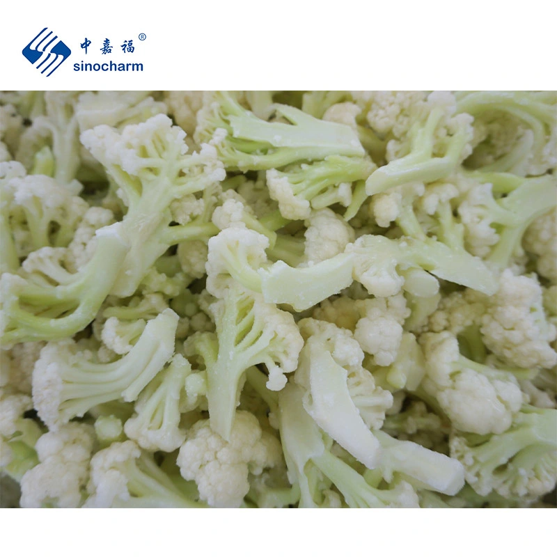 Sinoncharm Brc a Factory Wholesale/Supplier Price 1kg 4-6cm IQF Vegetables Frozen Cauliflower