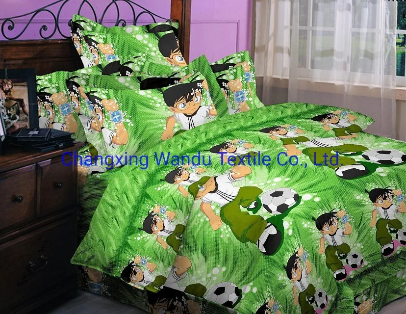 Hotel Children&prime; S Room Textiles Four-Piece Children&prime; S Cartoon Bed