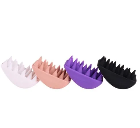 Super comfortable silicone mouse type shampoo brush