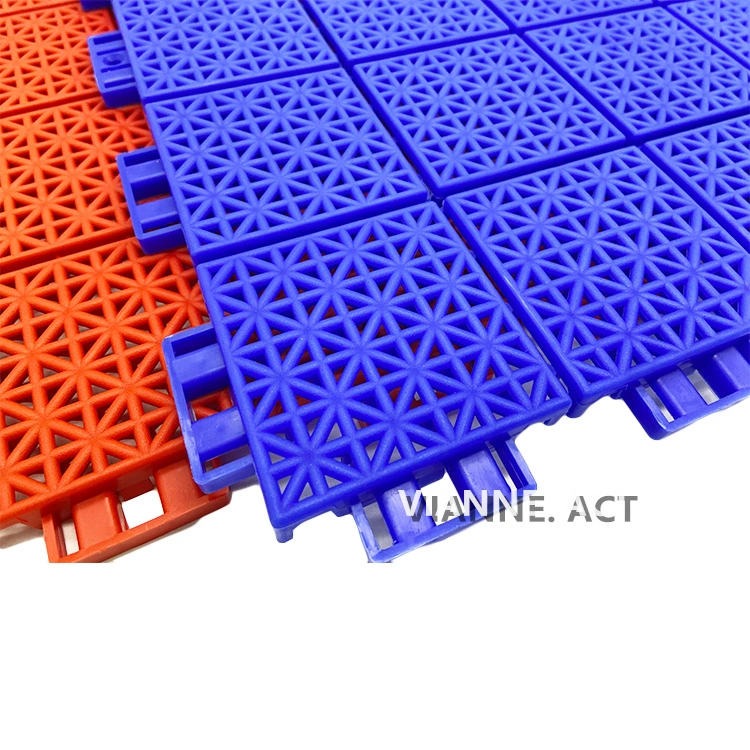 PP Interlocking Basketball Flooring for Outdoor Use Asf-02