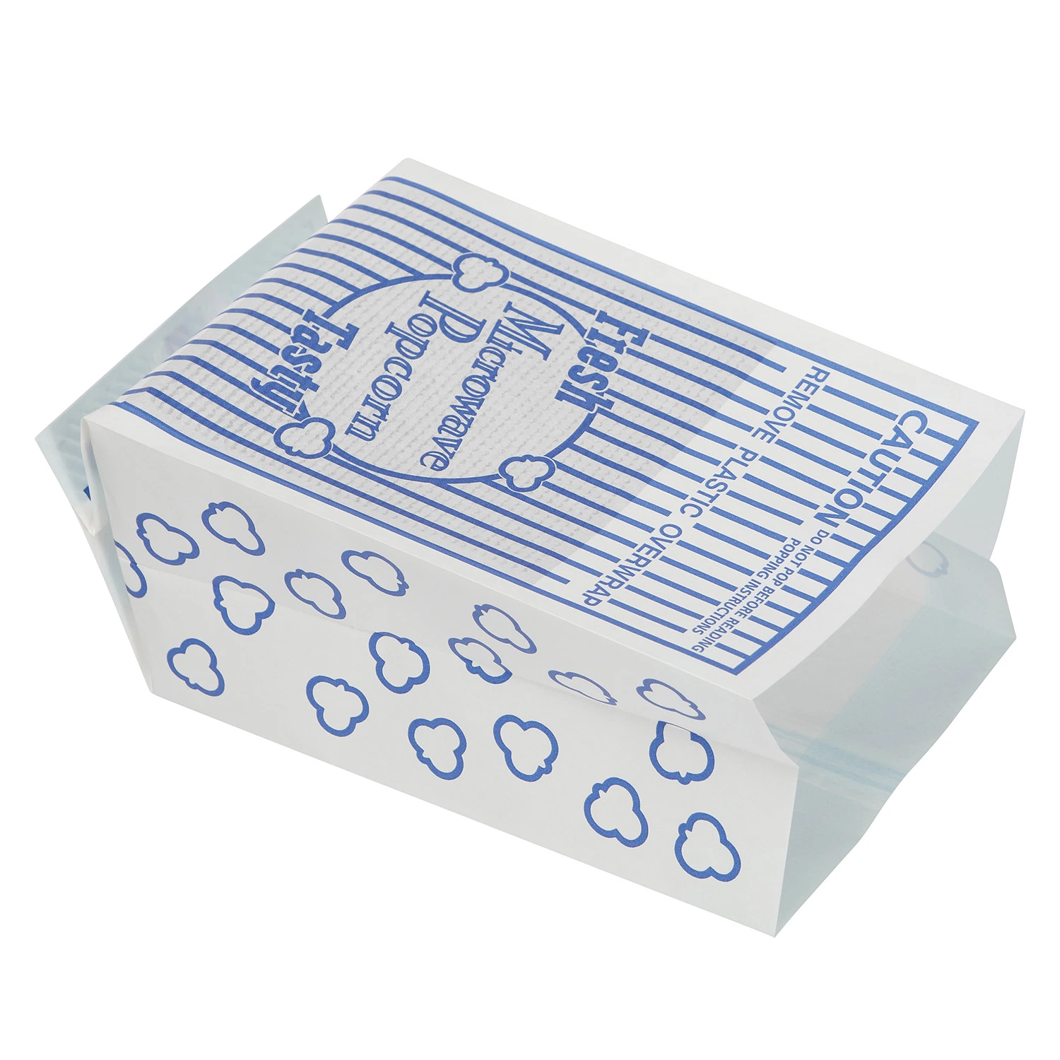Utilizado para embalagens de alimentos sacos de papel de alta qualidade à prova de aquecimento e explosão Saco de papel Popcorn com forno de microondas