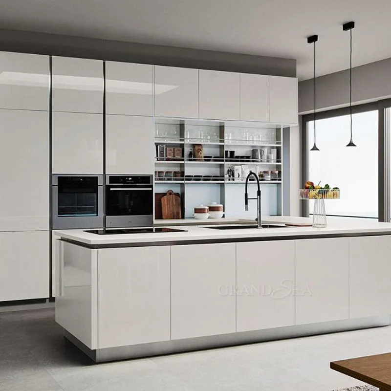 Diseño moderno de estilo europeo conjunto mueble de cocina de laca