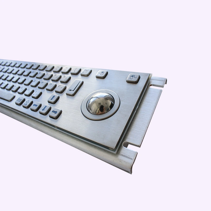 Popular Metal Keyboard with Track Ball