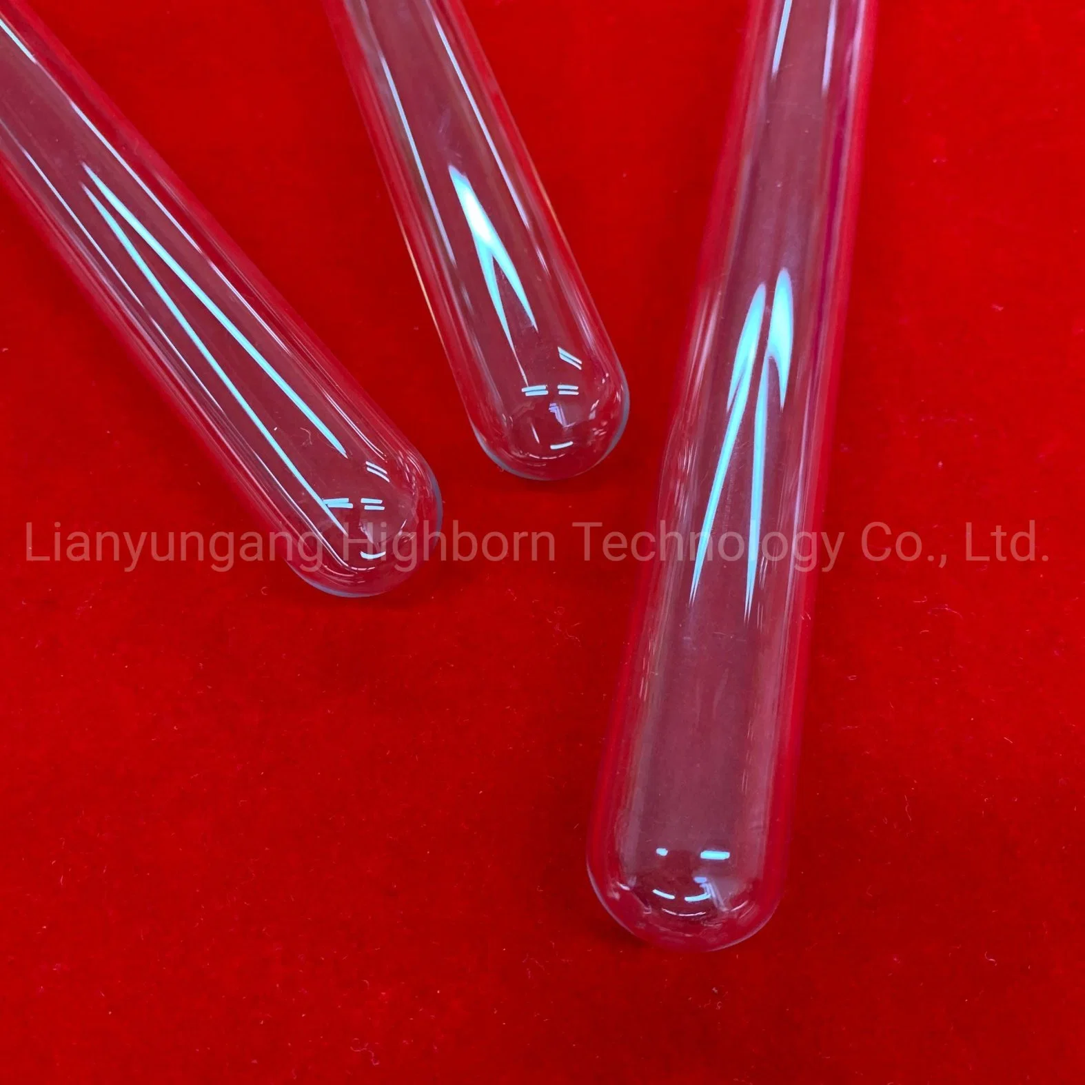 High Temperature Resistance Customized Transparent Round Bottom Quartz Glass Heating Tube for Electric Heater