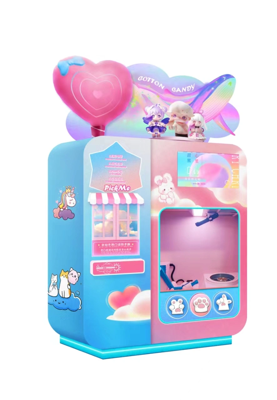 Vendlife Cotton Candy Vending Machine Can Produce Various Types of Marshmallow