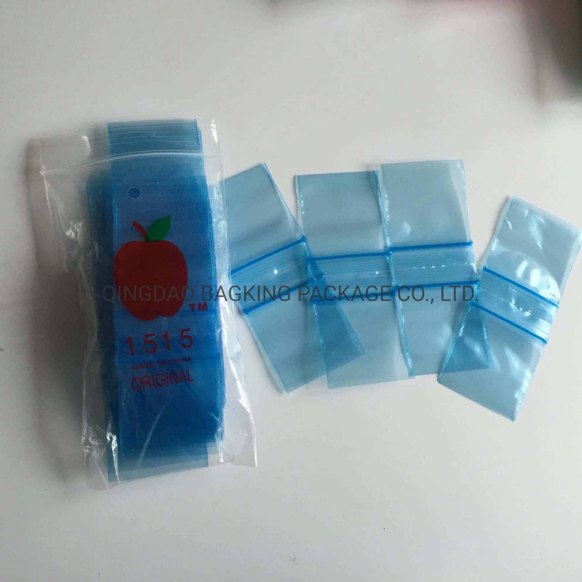 Custom Cheap LDPE Apple Baggies Small Plastic Packing Mixed Mini Zip Lock Resealable Baggy Plastic Package with Zipper