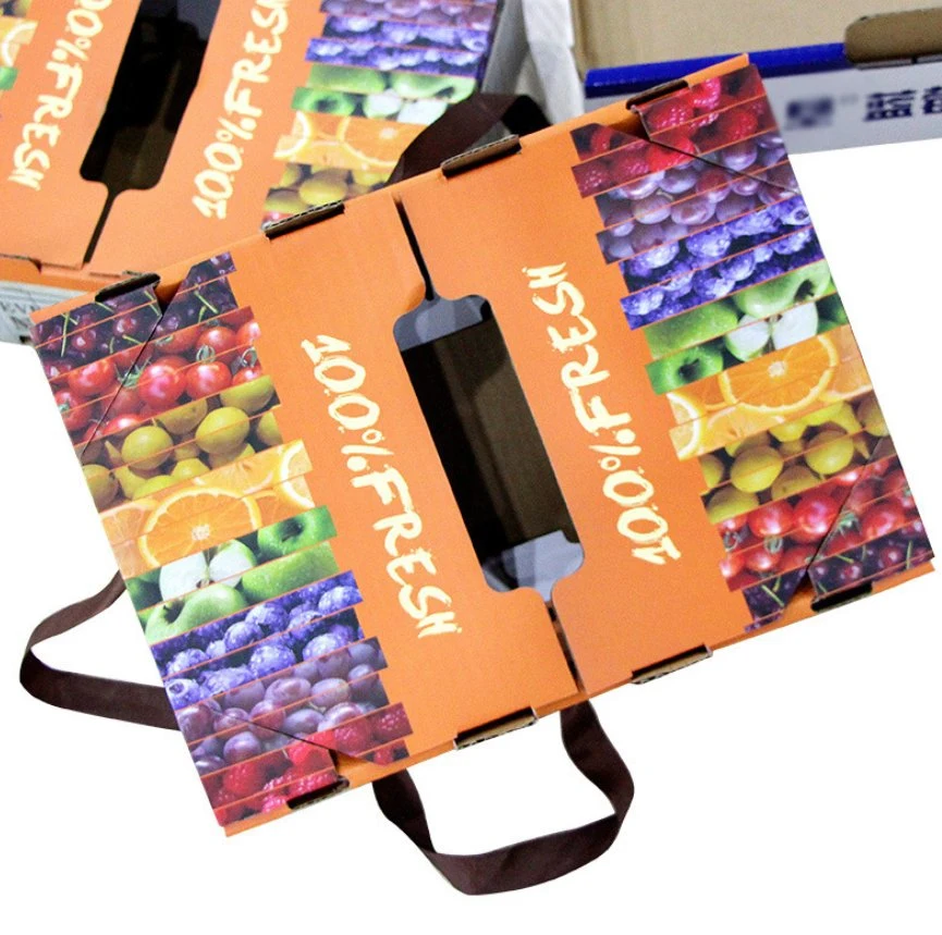 Custom Corrugated Cardboard Fruit Packing Paper Carton Boxes