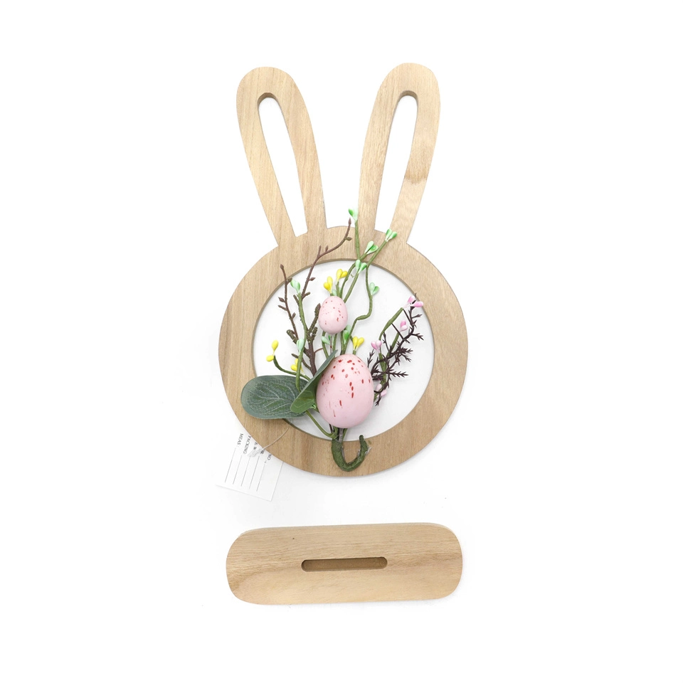 Wood Decoration Easter Wooden Ornaments Artificial Egg Decoration Home Wooden Ornaments Wood Products