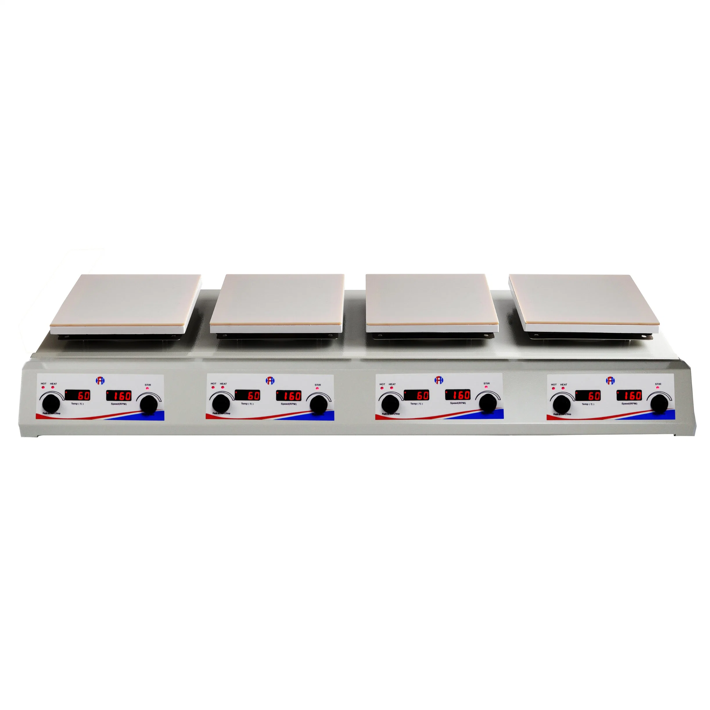 Hfh Hshc-4p Affordable Factory Manufacturing Laboratory Multi Panel High Speed Magnetic Heating Stirrer Hot Plate Instrument Equipment