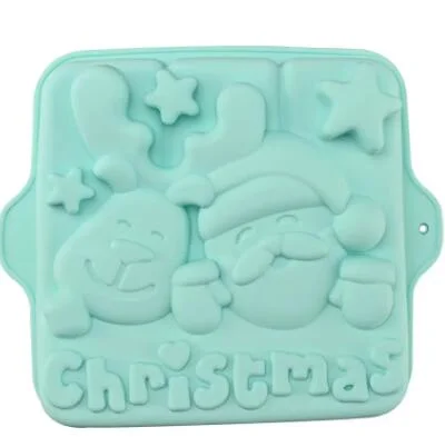 Colorful Design Silicone Christmas Cake Mold