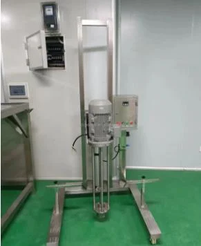 Hight Speed Pneumatic Lifting High Shearing Disperser Homogenizer Machine