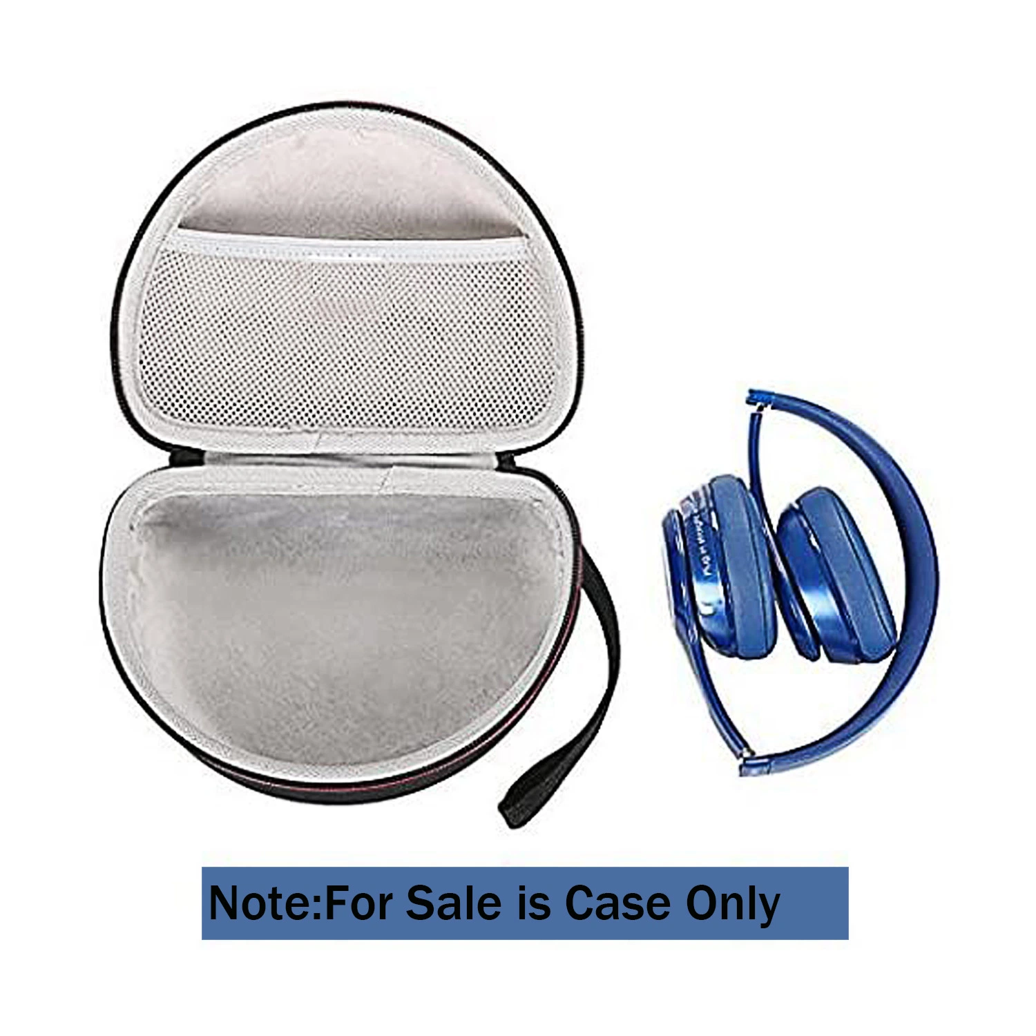 Hot Selling EVA Earphones Zipper Case Blue Tooth Earbud Storage Case