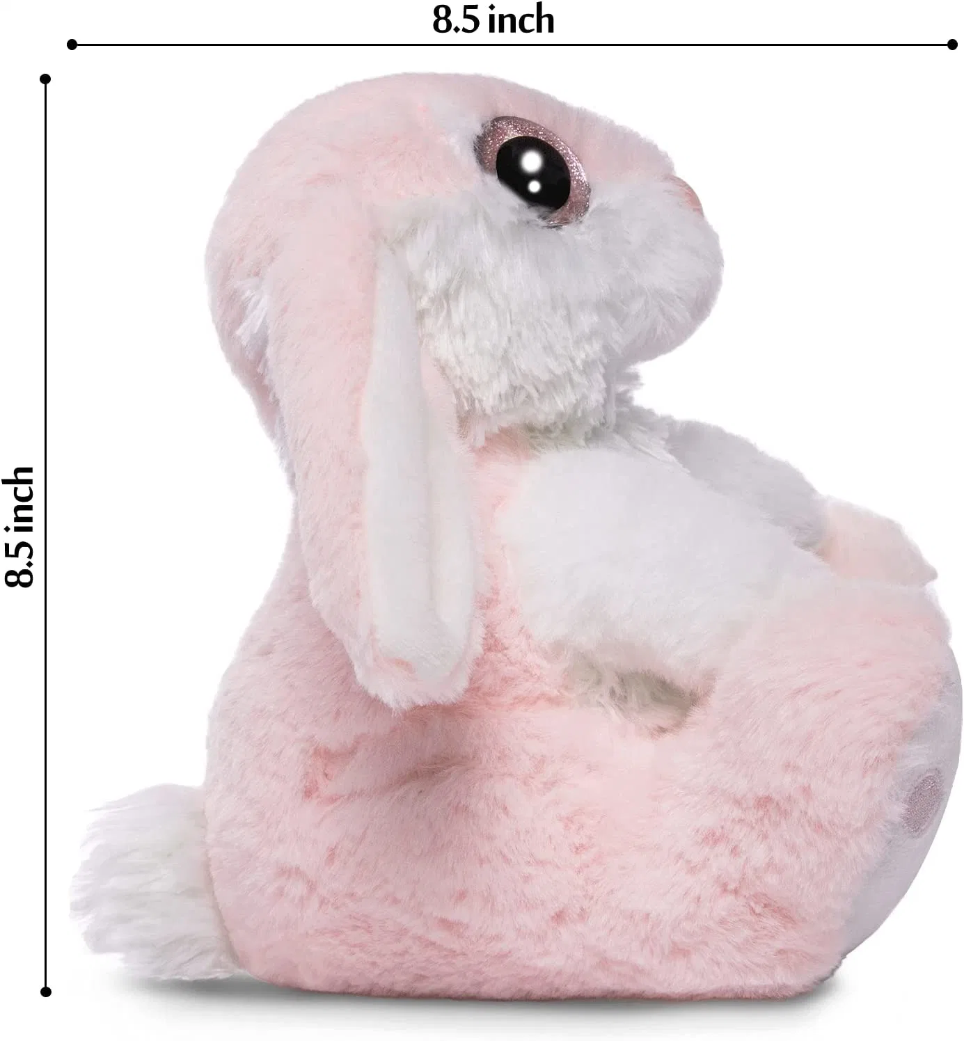 Plush Bunny Stuffed Animal, Stuffed Animals with Floppy Ears, Cuddly Soft Plush Toys Huggable & Washable