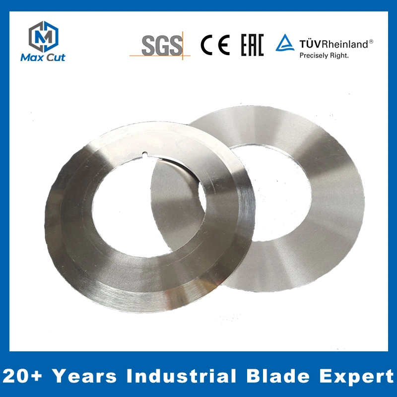 Industrial Single Double Layer High Speed Carbon Steel Carbide Fabric Cutting Circular Blade