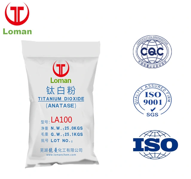 Ka100 même qualité pigment dioxyde de titane anatase prix par tonne