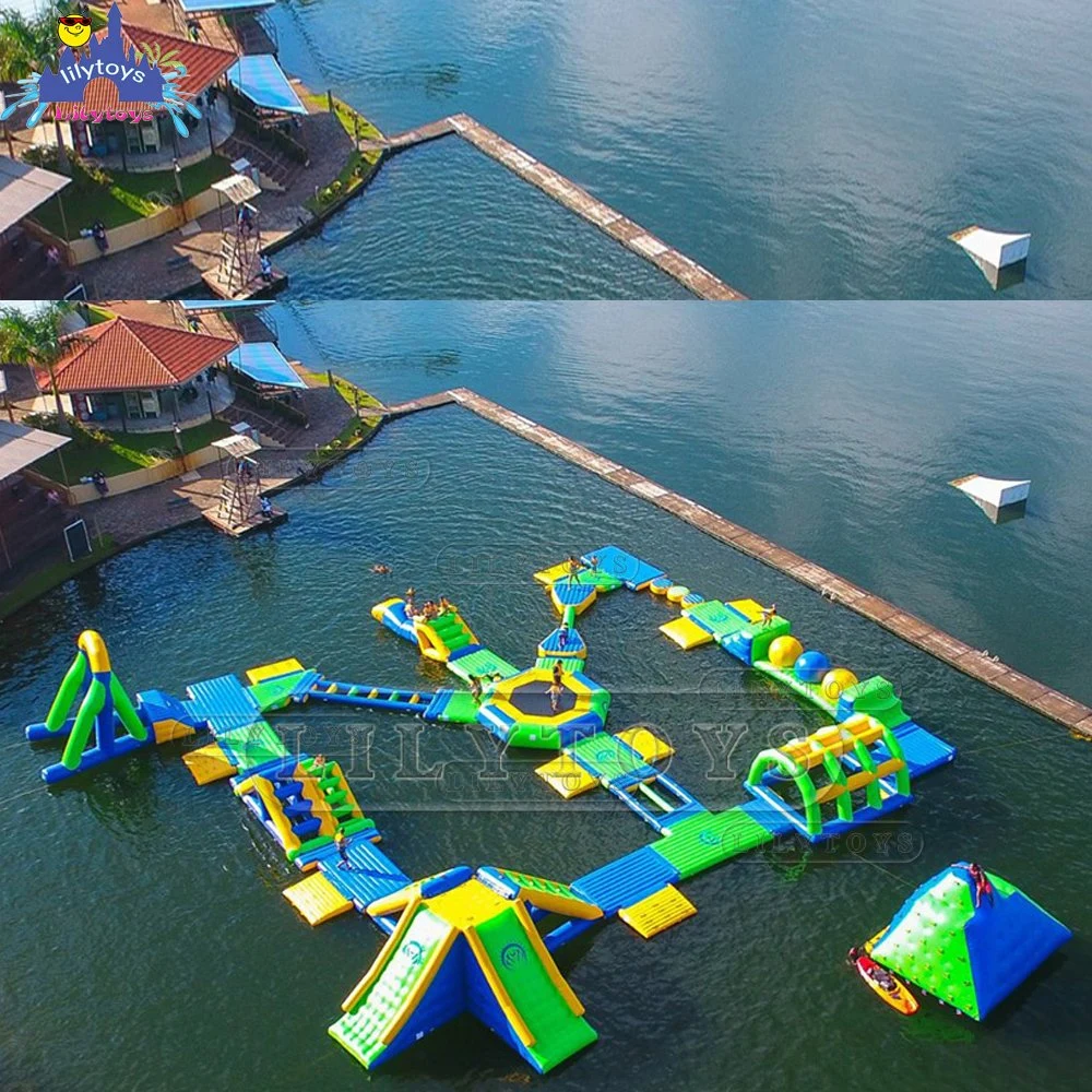 Hot Sell Customized Giant Commercial Inflatable Water Park, Inflatable Amusement Park Custom