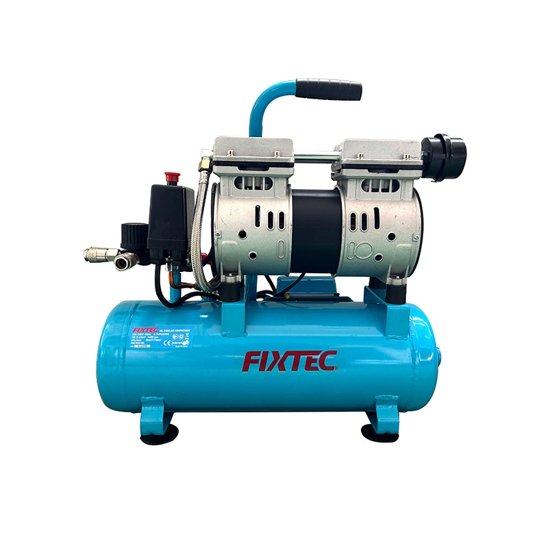 Fixtec China Manufacture 550W 10L 0.7HP Portable Industrial Outstanding Oil Free Air Compressor Machine