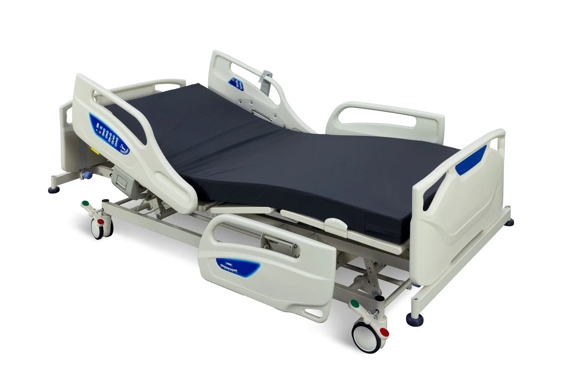 Krankenhausmöbel, fünf Funktionen ICU Einstellbare elektrische Krankenpflege Krankenhaus Bett mit CE &amp; ISO
