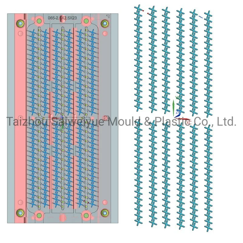 Guide de bricolage pour la pose de croisillons en plastique pour moules d'injection de céramique de positionnement mural.