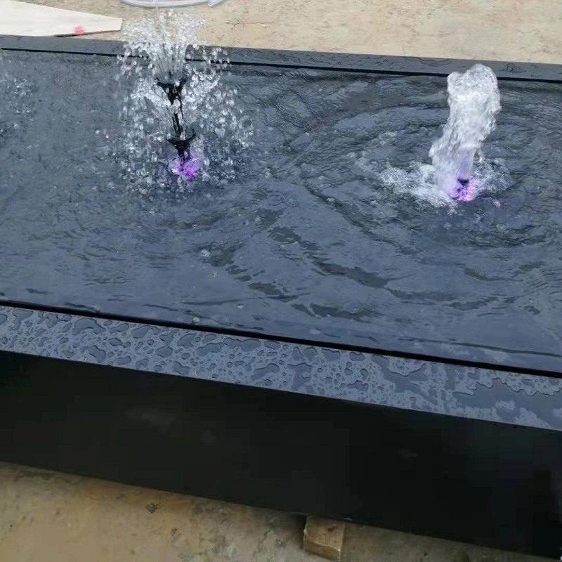 Outdoor Powder Coated Water Features Corten Steel/Aluminium Water Table