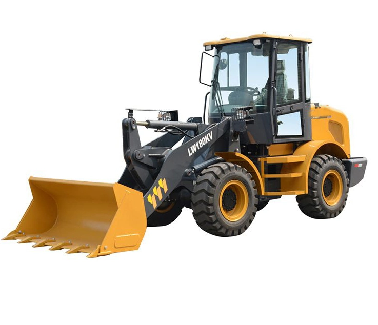 New 1800kg Small Wheel Loader Lw180kv China Front Loader Reach Stacker Price