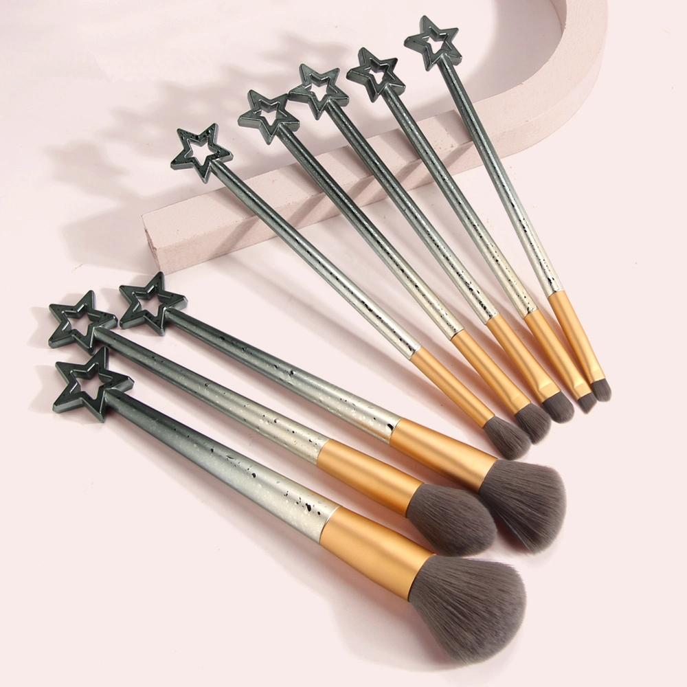 Los pinceles de maquillaje profesional maquillaje Set de 8 PCS Cepillos pincel de maquillaje de diamantes de la herramienta Pincel de cosméticos