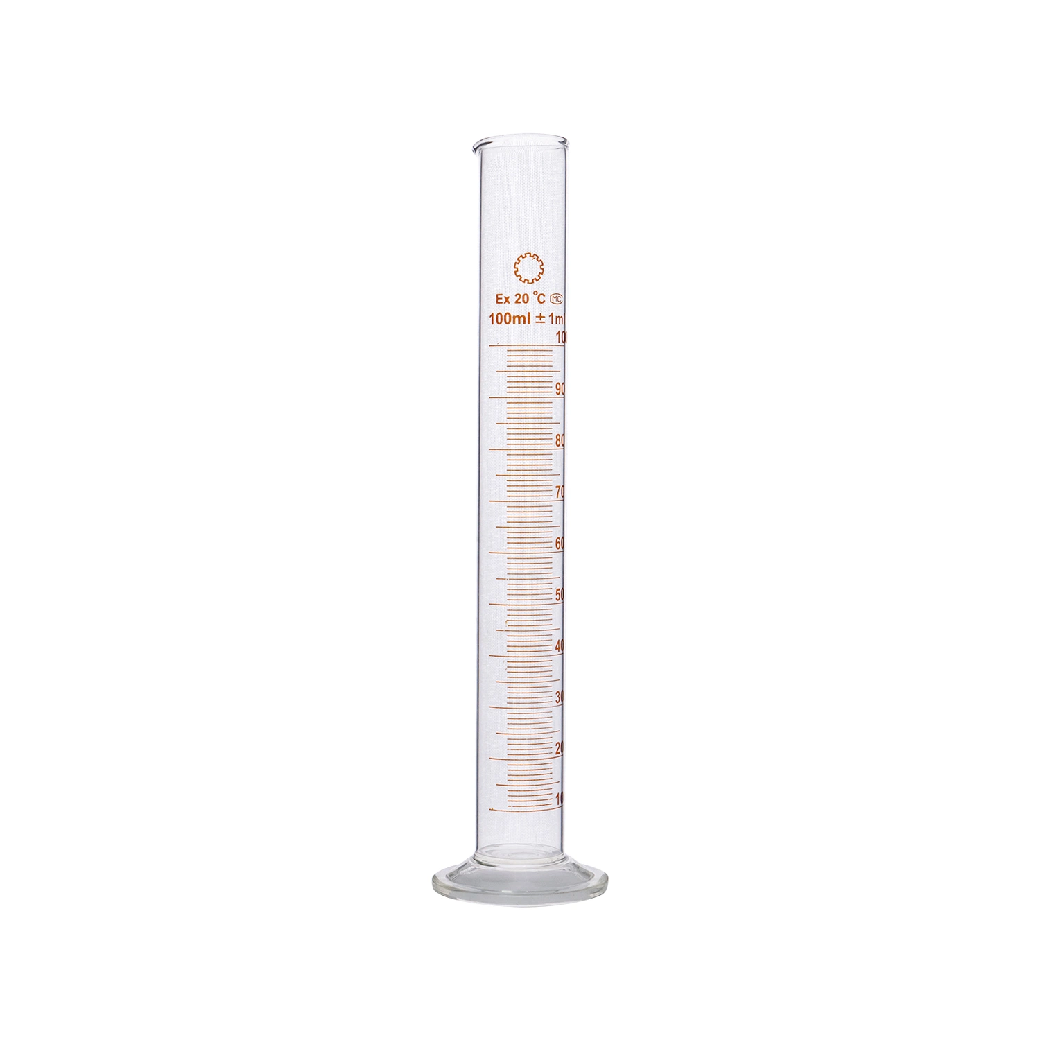 100ml Specimen Measuring Tool Borosilicate Glass Bottle Cylinder