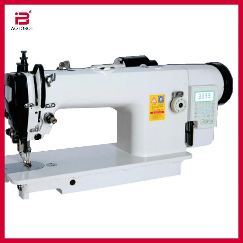 Direct Drive High Speed Flat Bed Leather Goods Industrial Lockstitch Sewing Machine