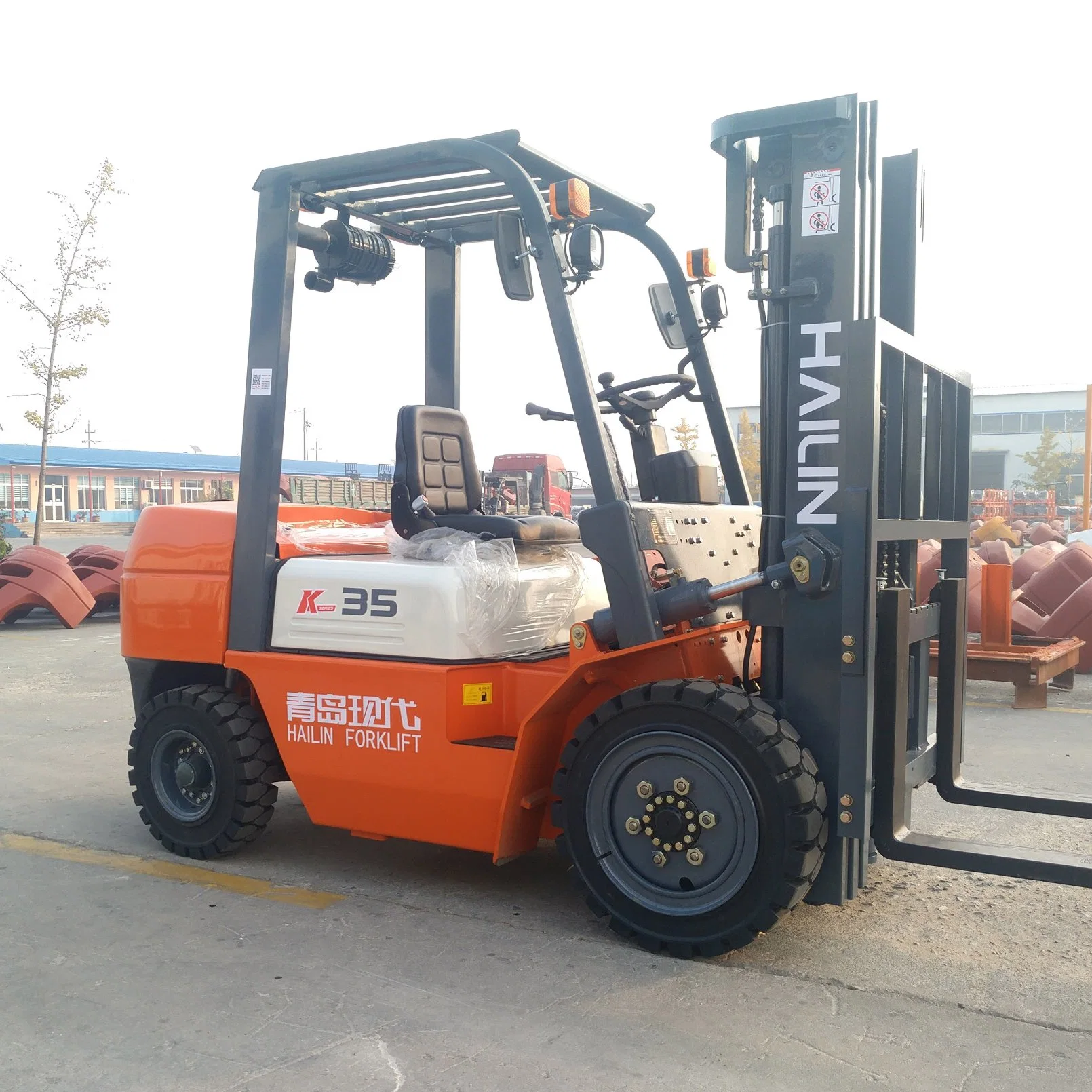 Hailin 3,5ton 3,5t Diesel Forklift gasolina Forklift LPG Forklift con Motor Isuzu C240 ISO Cpcd35 CE