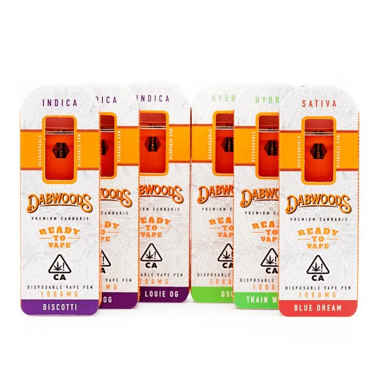 Dabwoods desechables VAPE 1ml aceite cerámico vacío Cartucho VAPE