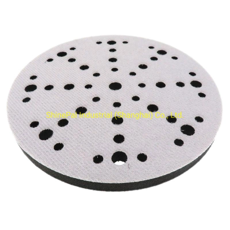 6 Inch Multi-Hole Interface Pad Protection Disc Black Power Tool Accessories for Sander Polishing & Grinding - Hook and Loop