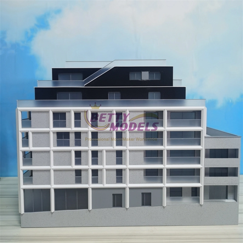 Apartment Building Scale Model Customization Paint Residence Physical Model Making