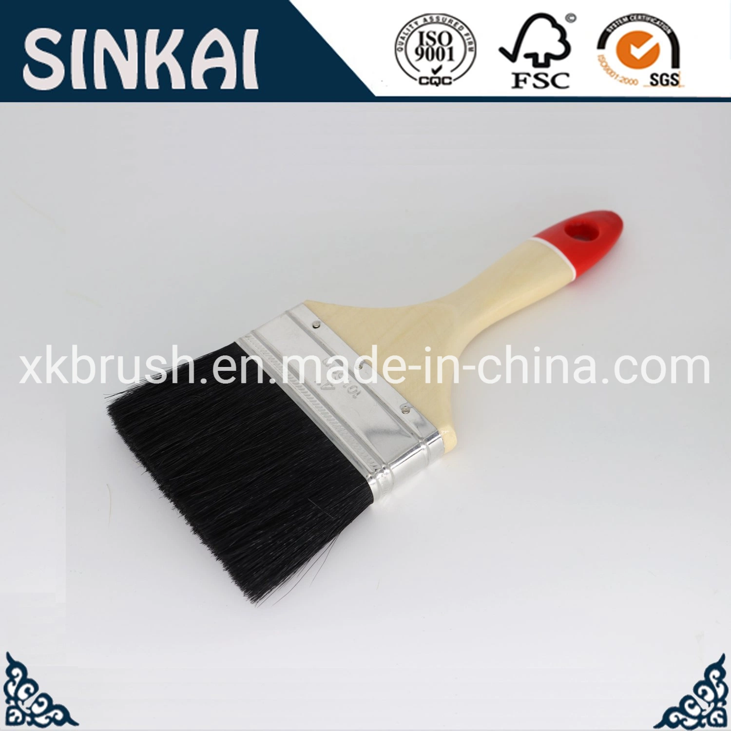 4 Inch Paint Brush Economic Hand Tools / OEM Painting