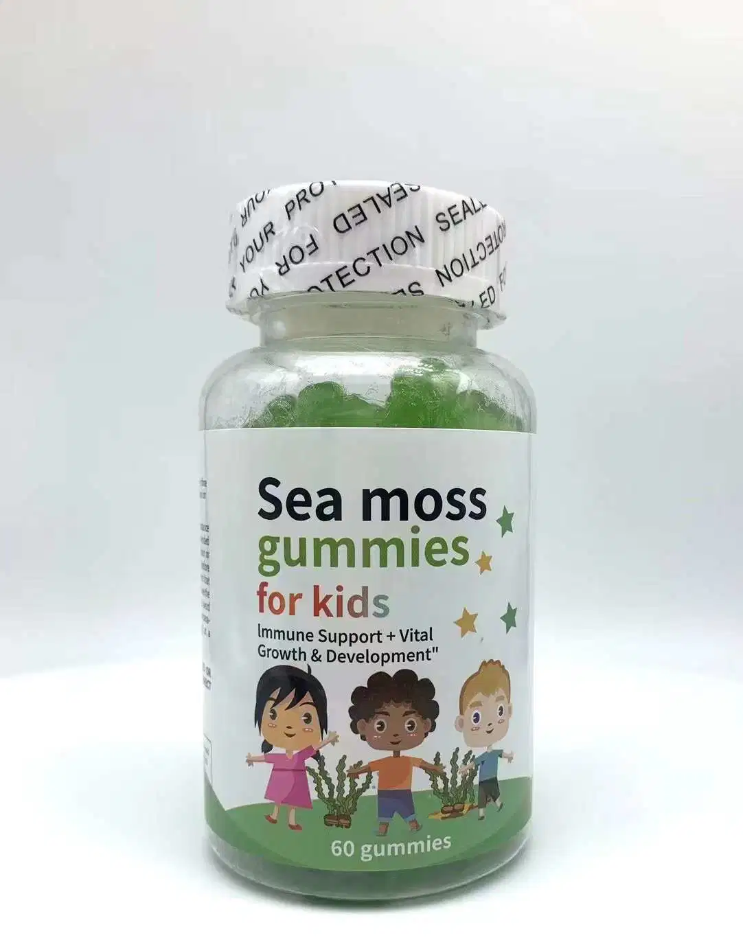 OEM suplemento saludable suplementos de Belleza niños Moss orgánicos del Mar Gummies