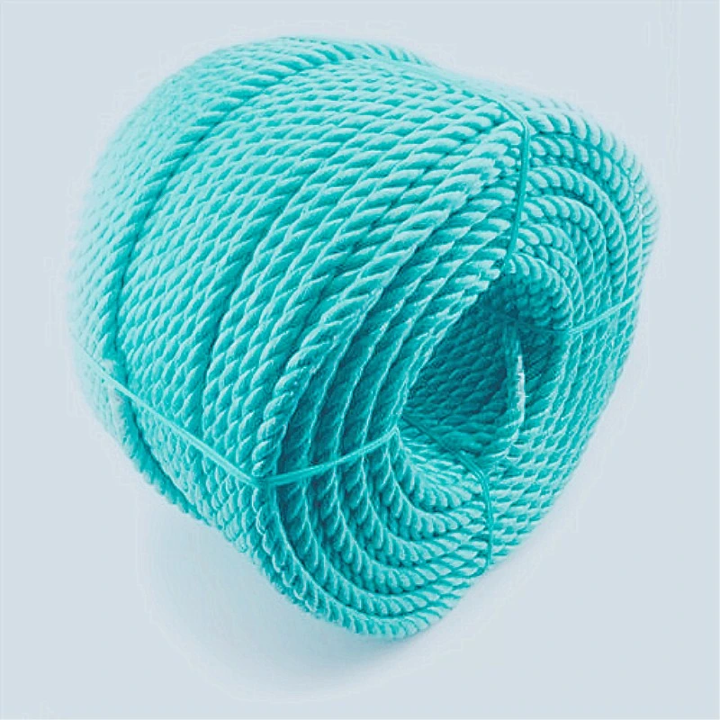 25mm 3 Strands Blue Twisted Cord Polypropylene Rope