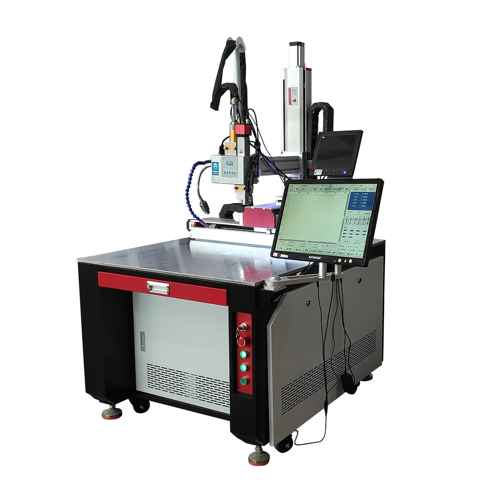منصة ماكينة اللحام الآلي بالليزر الحد الأقصى لـ Jpt IPG 1KW 1.5 كيلو واط 2 كيلو واط 3 كيلو واط وظيفة Axis CCD لحام الليزر للمعدن