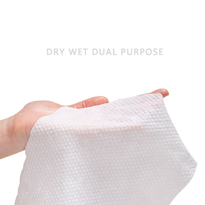 Comercio al por mayor calidad de Limpieza Facial desechable toalla de algodón