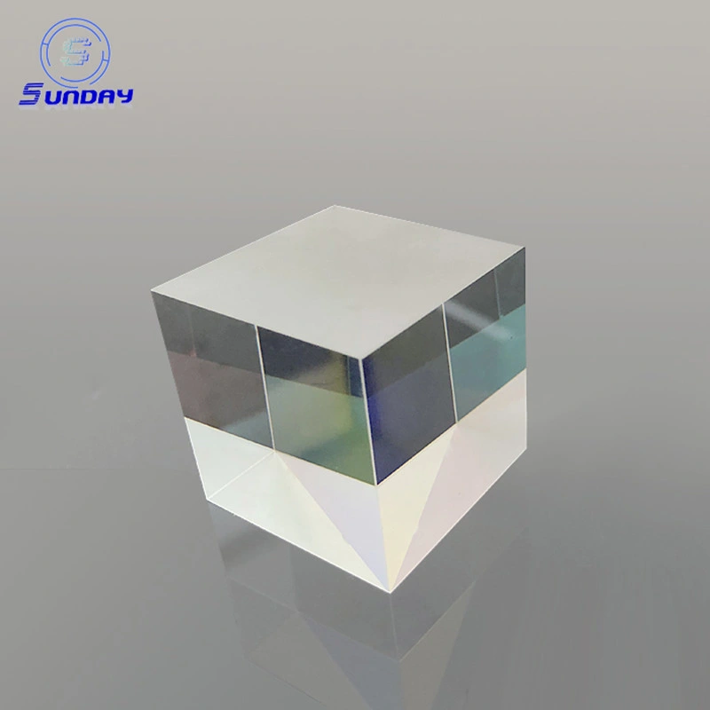 Optical Glass 10mm 12.7mm Npbs Non-Polarizing Beam Splitter Cube Prism
