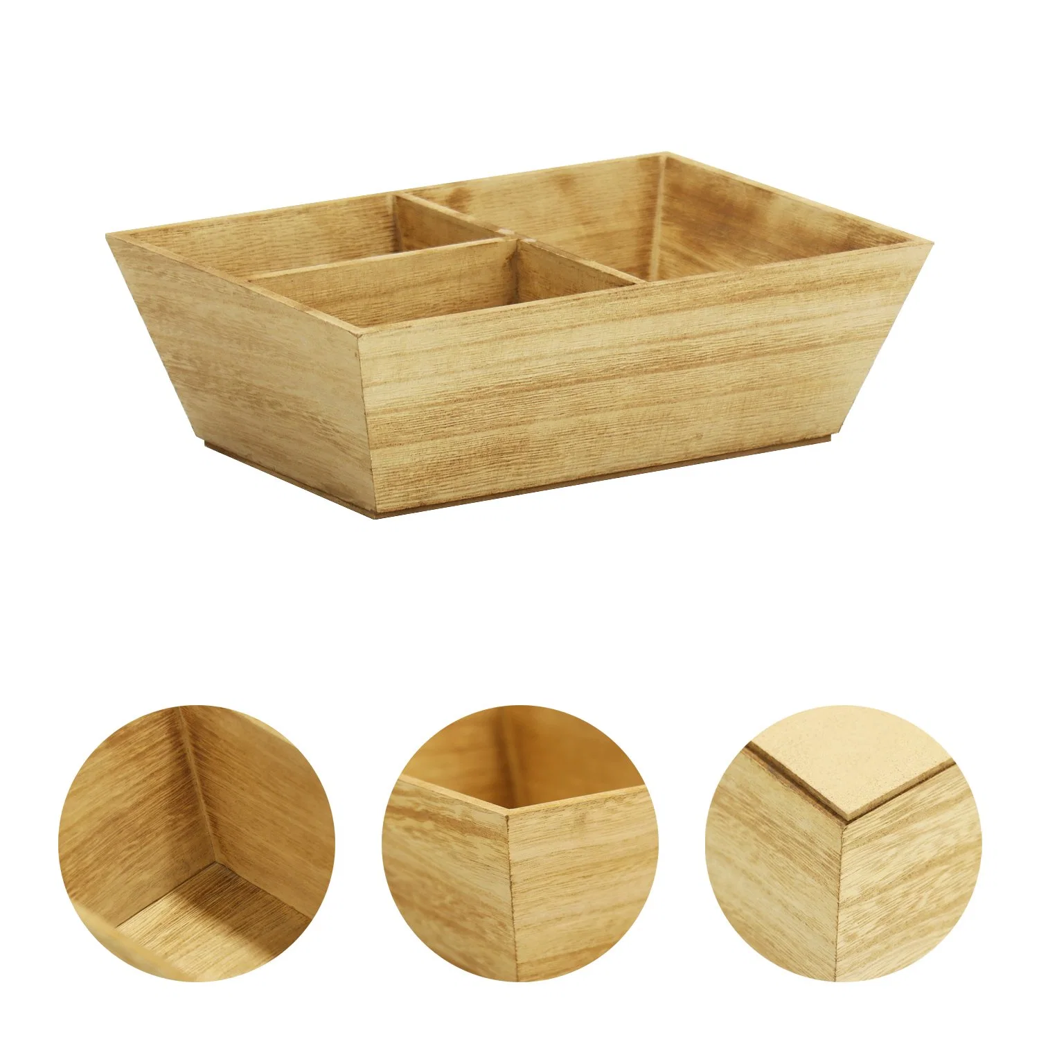 Wholesale/Supplier Home Decor Display Food Serving Tray Storage Wooden Service Tray for Craft