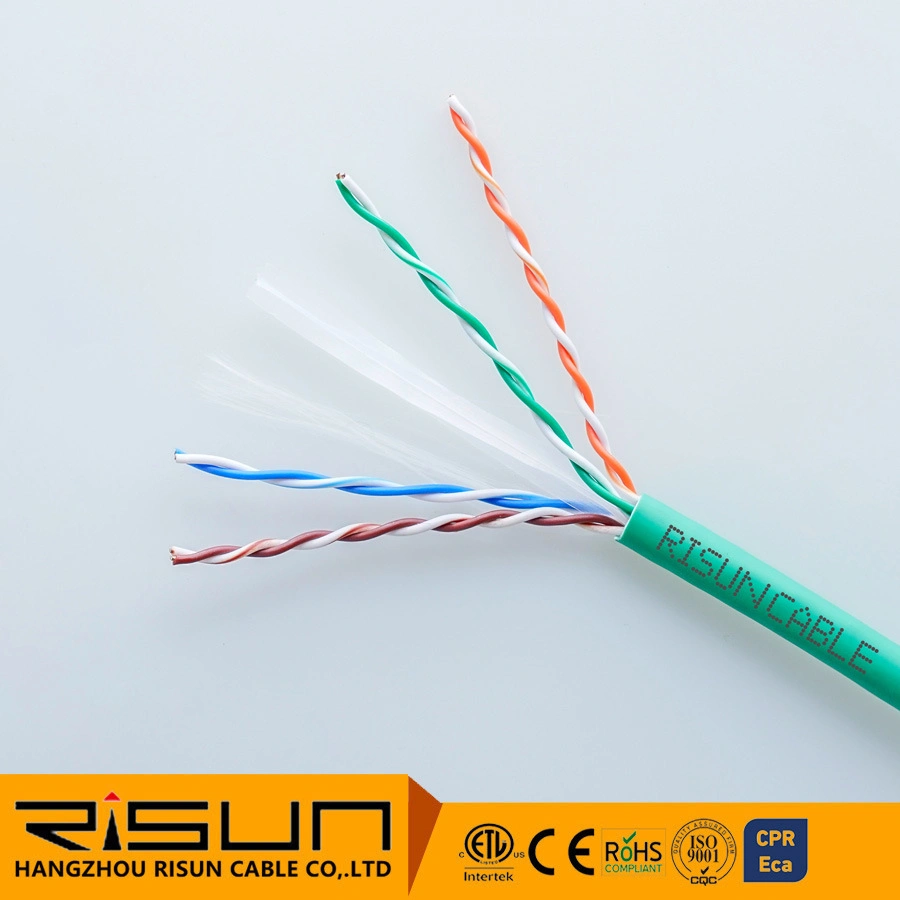 4 أزواج كبل شبكة UTP CAT6 24AWG Bare نحاسي