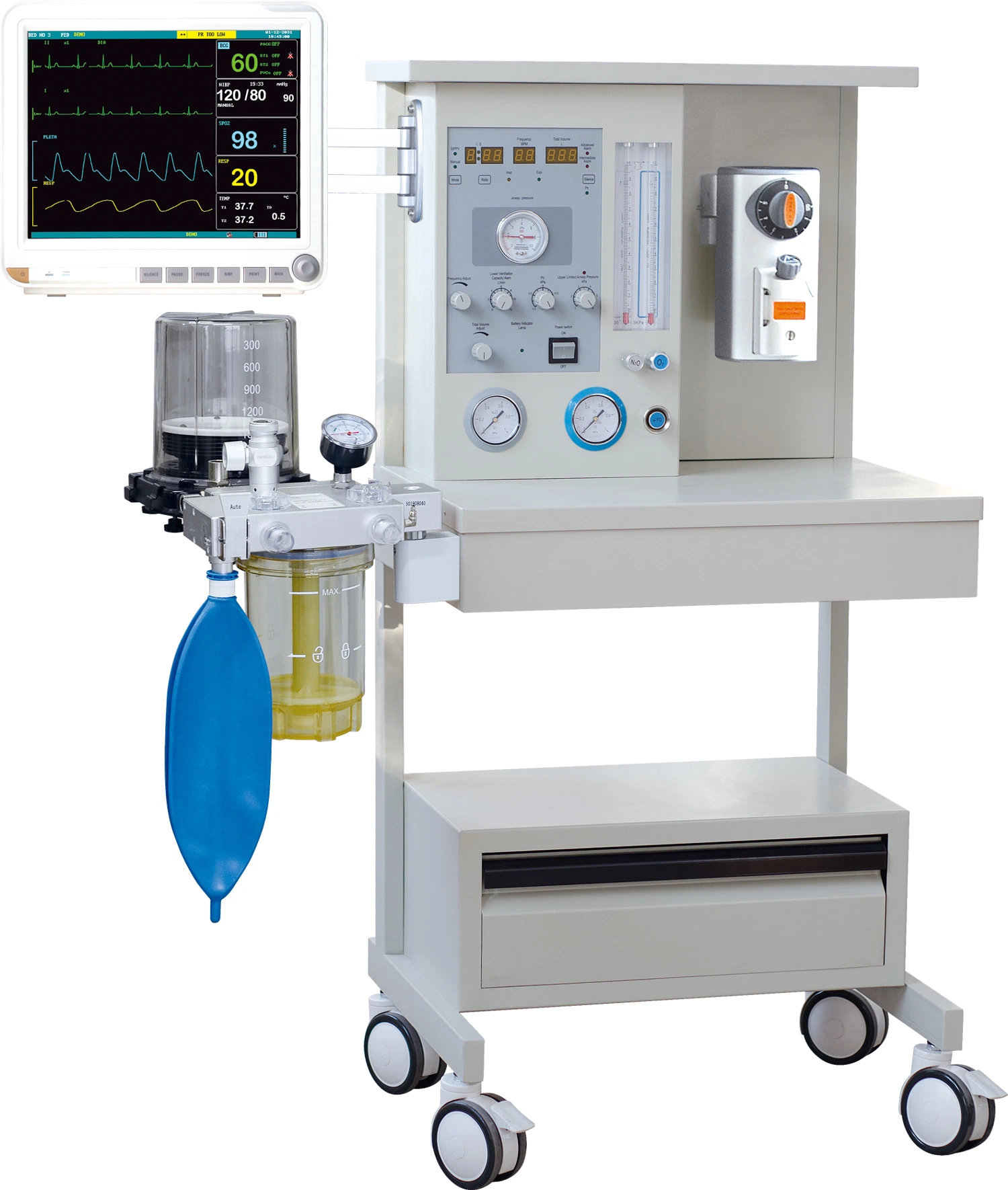 Surgery Instruments Operation Room Jinling-01 with Ventilator Anesthesia Machine