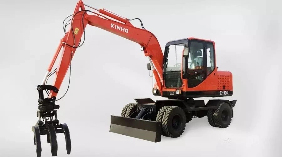 Kinho Mini Grab Excavator Forest Machinery Hydraulic Log Grapple Loader