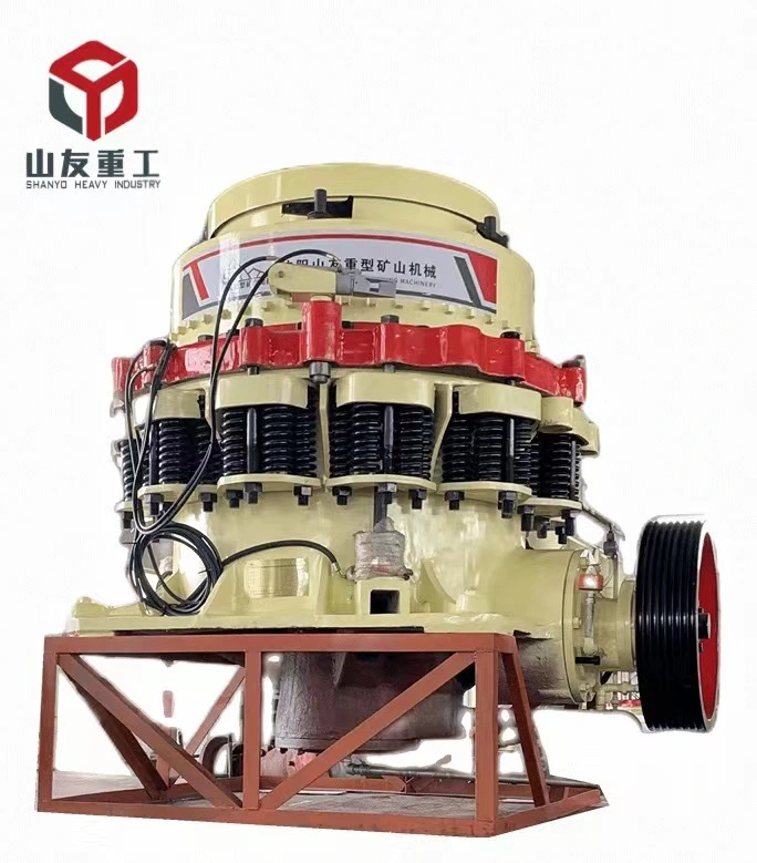 Mineração Granite Hard Stone Crusher Machine, Gold Iron Ore Rock Cone Crusher Machine, CS Hydraulic Symons Cone Crusher