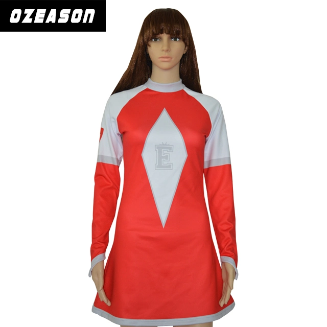 2023 New Fashion Design Custom Women Cheerleading Uniforms Long Sleeve Embroidery Cheerleading Clothing