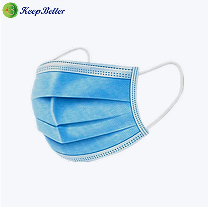 Custom Earloop Pleated 3 Ply Medical Procedure Disposable Surgical Mask