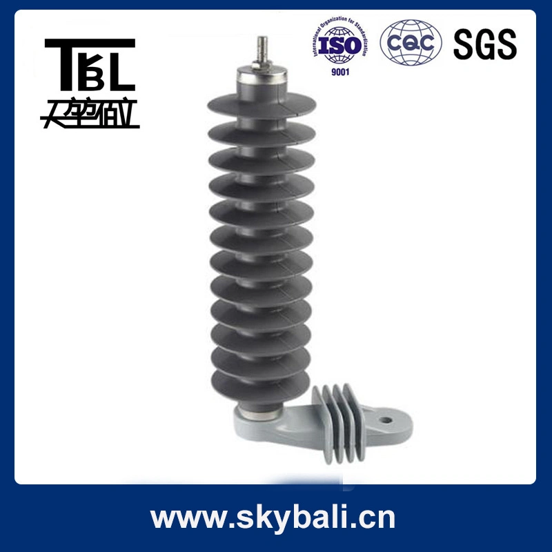 11kv~110kv Silicon Rubber (Ceramic) Housed Metal Oxide Gapless Surge Arrester