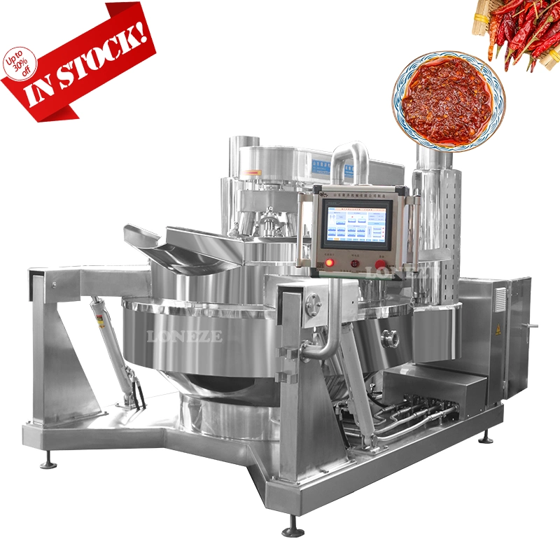 100 L- 800 L Industrial Electrical Double Layer Planetary Cooking Kettle with Mixer Machine