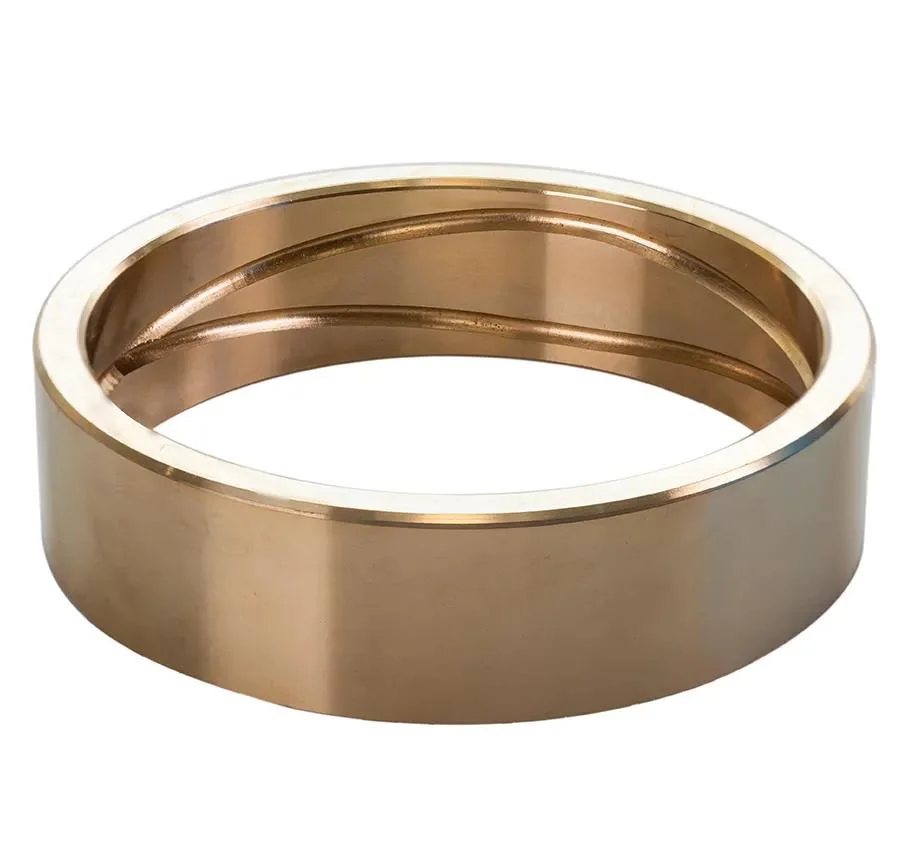 Alimentation en usine, douille en laiton coulissant de bonne qualité, réducteur en bronze biacétal Personnalisation de la bague en cuivre à bride de bague