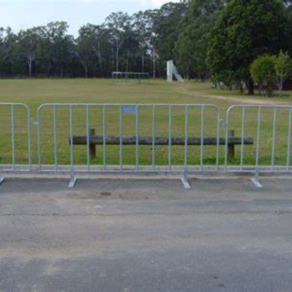 Temporary Crowd Control Barrier Fence Galvanized Pedestrian Barriers