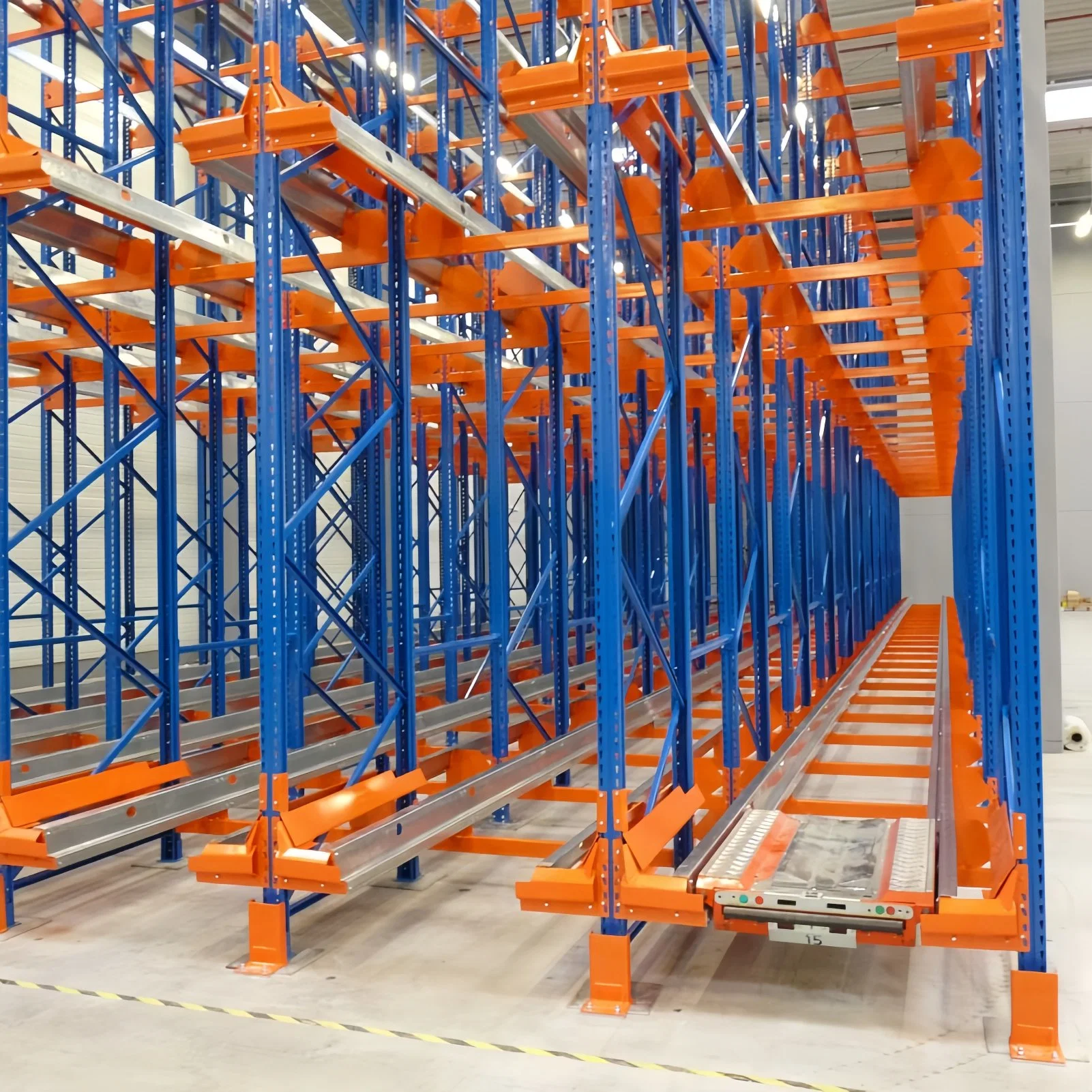 Q235B Steel Drive-in Rack for Long Shelf-Life Goods